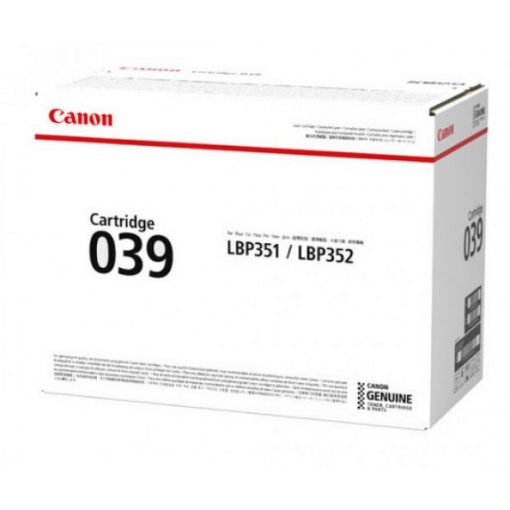 Canon CRG039 Toner Black 11.000 oldal kapacitás