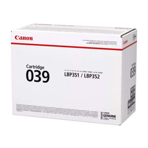 Canon CRG039 Toner Black 11.000 oldal kapacitás