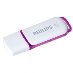 Pendrive USB 3.0 64Gb. Snow Edition Philips fehér-lila