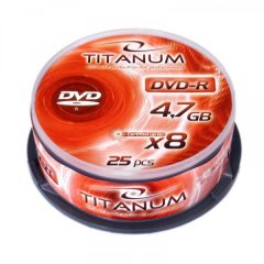 DVD-R 4,7GB ESPERANZA Titanium 8x 25db/dob