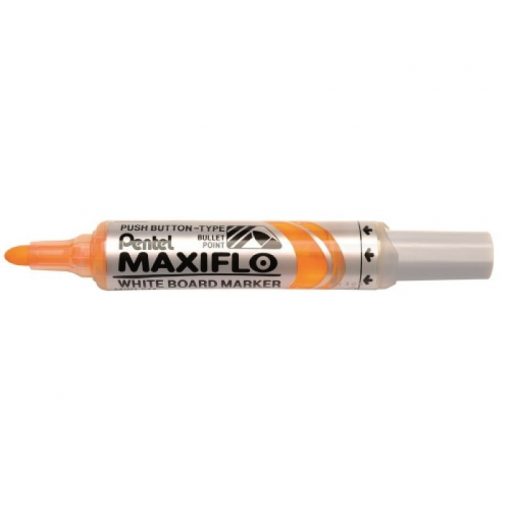 Táblamarker 2,5 mm, kerek, PENTEL MAXIFLO citromsárga