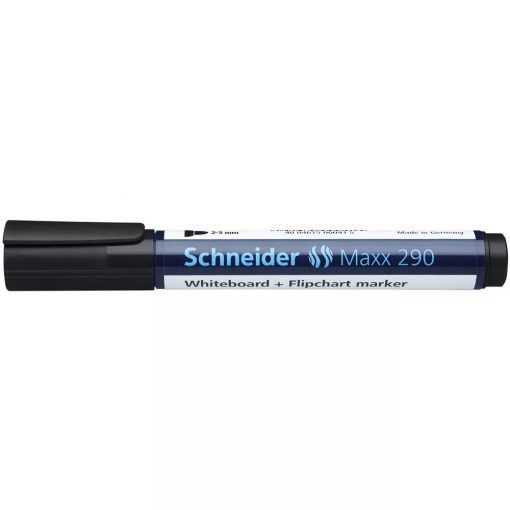 Tábla- és flipchart marker 2-3 mm kerek végű SCHNEIDER Maxx 290 fekete