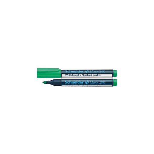 Tábla- és flipchart marker 2-3 mm kerek végű SCHNEIDER Maxx 290 zöld
