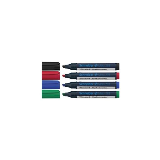 Tábla- és flipchart marker 2-5 mm vágott végű SCHNEIDER Maxx 293 kék