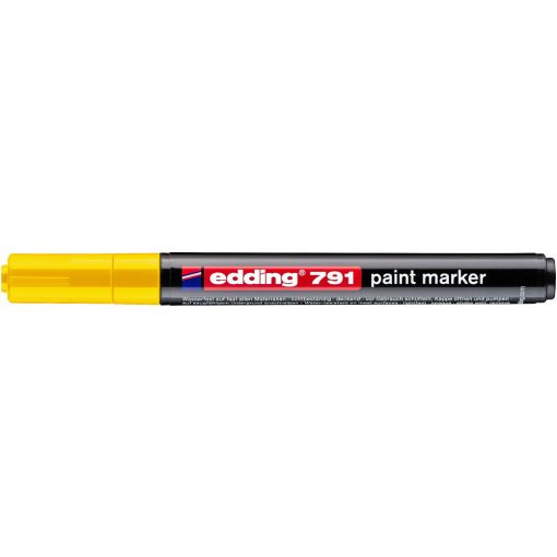 Lakkmarker 1-2mm, kerek Edding 791 sárga 