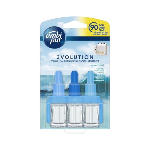 Légfrissítő elektromos utántöltő 20 ml, Ocean Mist, Ambi Pur 3 Volution