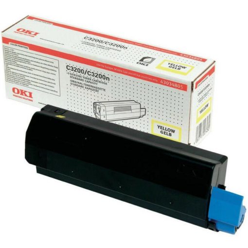 Oki C3200 High capacity Toner Yellow 3K (Eredeti)