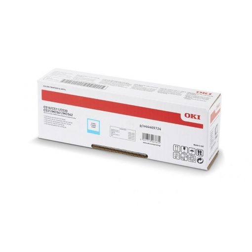 Oki C510/530 Toner Cián 5000 oldalra