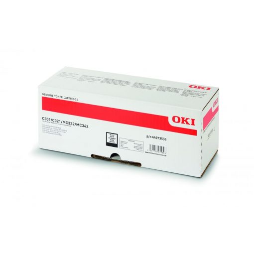 Oki C301/C321 Toner Black 2200 oldalra