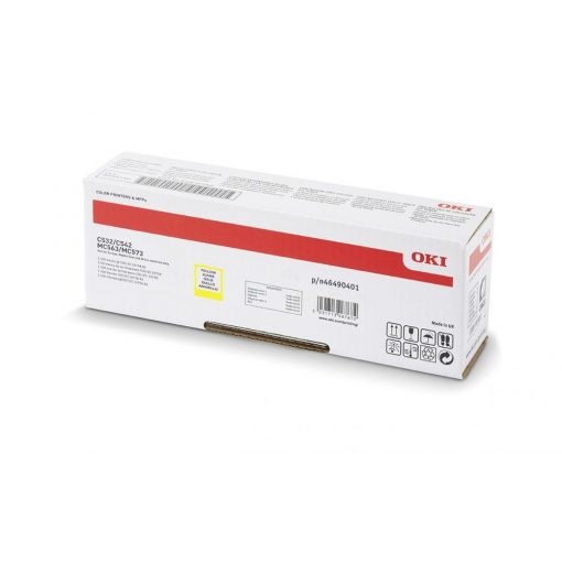 Oki C532/C542 Toner Sárga 1500 oldalra