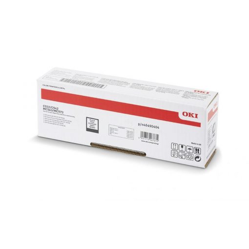 Oki C532/C542 Toner Black 1500 oldalra