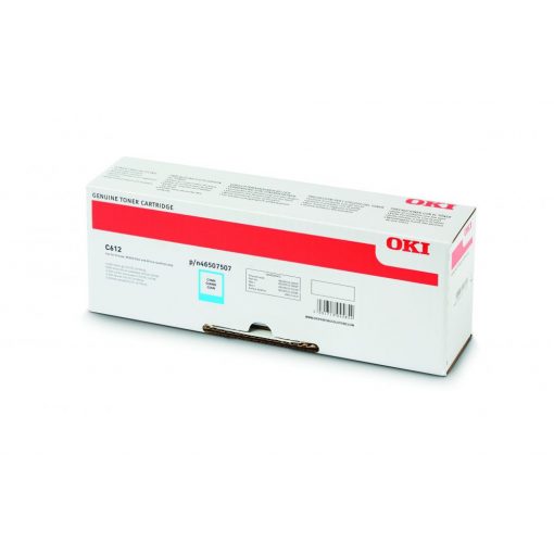 Oki C612 Toner Cián 6000 oldalra