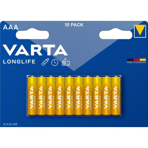 Elem AAA ceruza LR03 Longlife 10 db/csomag, Varta