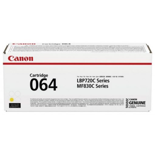 Canon CRG064 Toner Yellow 5.000 oldal kapacitás