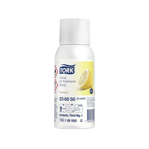 Légfrissítő utántöltő aerosol 75 ml A1 Premium Tork_236050 citrom