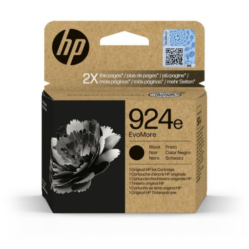 HP 4K0V0NE Tintapatron Black 1.000 oldal kapacitás No.924e EvoMore