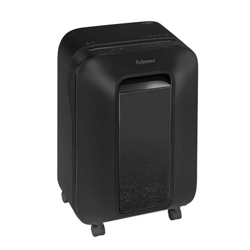 Iratmegsemmisítő, mikrokonfetti vágás 2 x 12mm, 11 lap, FELLOWES Powershred LX201 , fekete