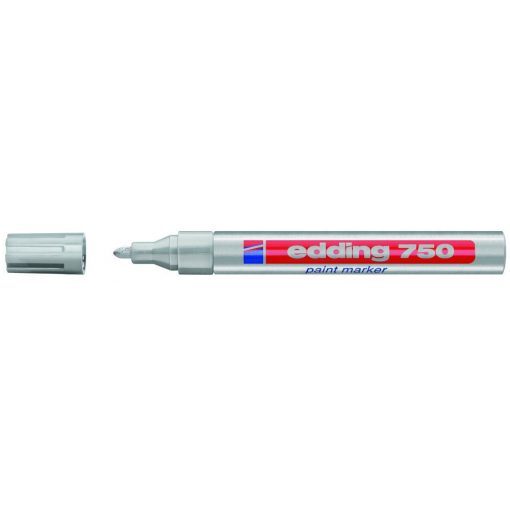 LAKKMARKER 750 KEREK HEGY 2-4MM EZÜST EDDING