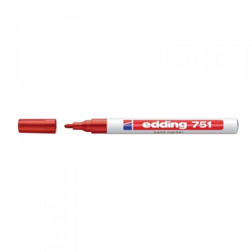 LAKKMARKER 751 KEREK HEGY 1-2MM PIROS EDDING