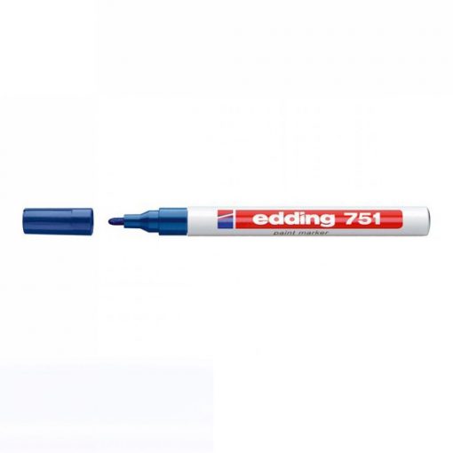 LAKKMARKER 751 KEREK HEGY 1-2MM KÉK EDDING