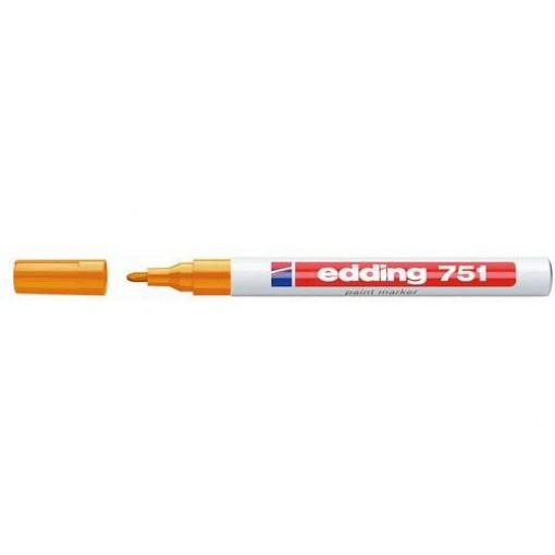 LAKKMARKER 751 KEREK HEGY 1-2MM NARANCS EDDING