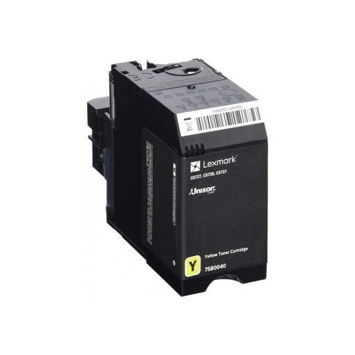 Lexmark CS632,CX635 Toner Yellow 11.700 oldal kapacitás