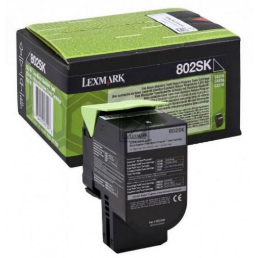 Lexmark CX310/410/510 Standard Return Toner Black 2,5K (Eredeti) 80C2SK0