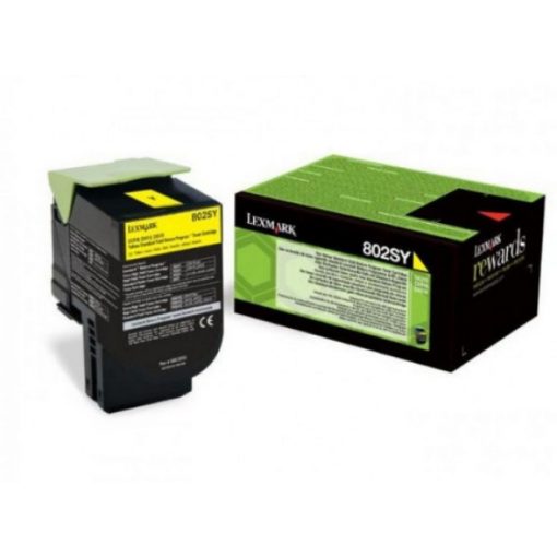 Lexmark CX310/410/510 Standard Return Toner Yellow 2K (Eredeti) 80C2SY0