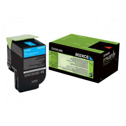 Lexmark CX510 Extra High Corporate Toner Cyan 4k (Eredeti) 80C2XCE