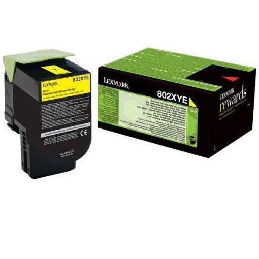 Lexmark CX510 Extra High Corporate Toner Yellow 4K (Eredeti) 80C2XYE