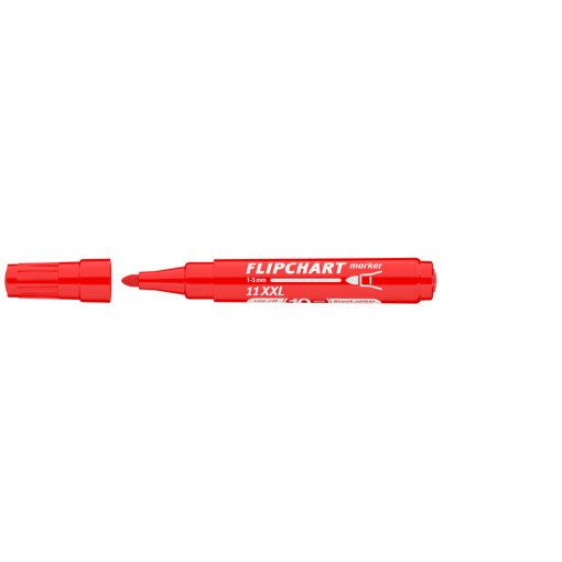 Flipchart marker vízbázisú 3mm, kerek Artip 11XXL piros 