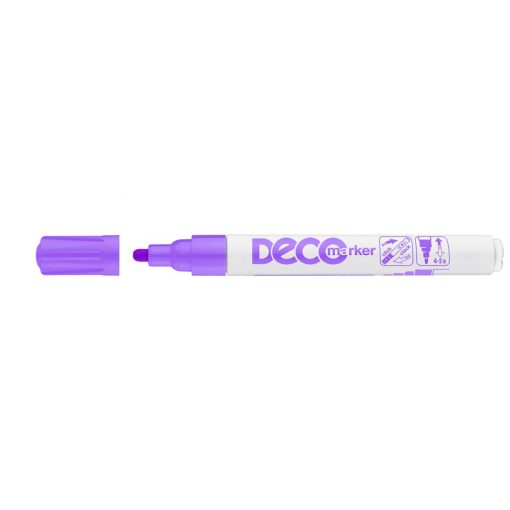 Lakkmarker, decomarker 2-4mm, kerek Ico lila 