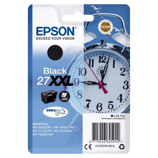 Epson T2791 tintapatron black ORIGINAL