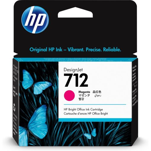 Hp 712/3ED68A tintapatron magenta ORIGINAL