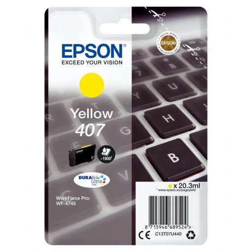 Epson T07U4 tintapatron yellow ORIGINAL