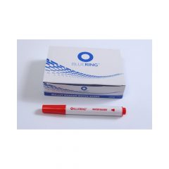   Flipchart marker rostirón vizes kerek végű 3mm, Bluering® piros