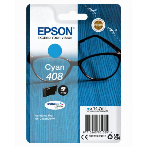 Epson T09J2 Tintapatron Cyan 14,7ml No.408