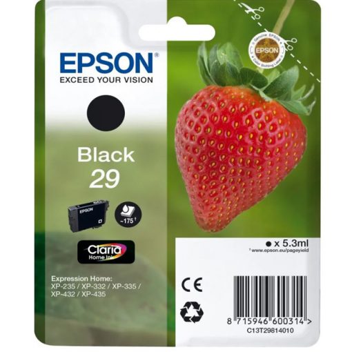 Epson T2981 Tintapatron Black 5,3ml No.29