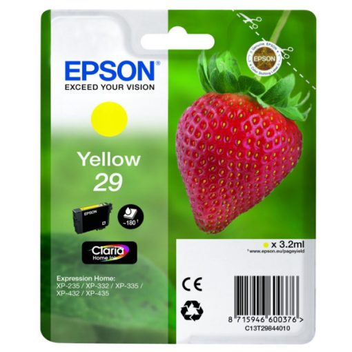 Epson T2984 Tintapatron Yellow 3,2ml No.29