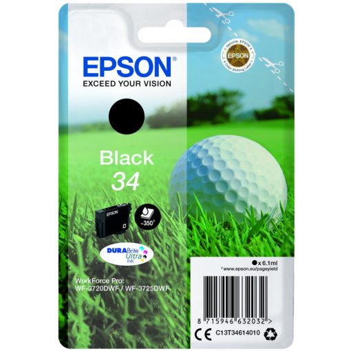 Epson T3461 Tintapatron Black 6,1ml No.34