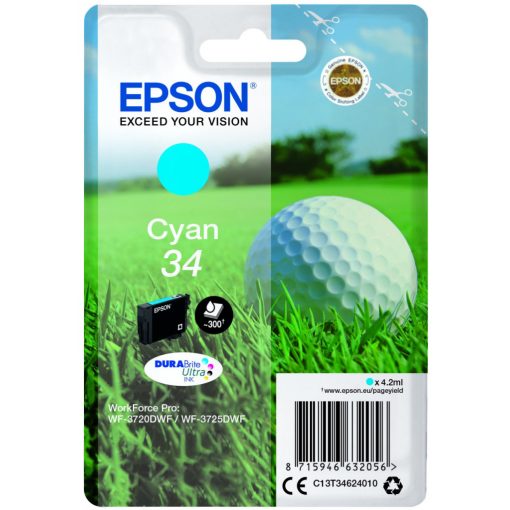 Epson T3462 Tintapatron Cyan 4,2ml No.34