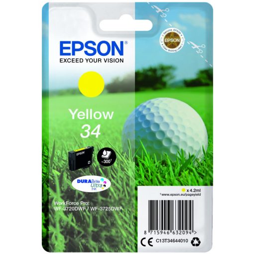 Epson T3464 Tintapatron Yellow 4,2ml No.34