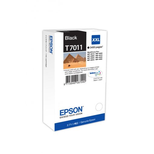 Epson T7011 Tintapatron Black 3.400 oldal kapacitás