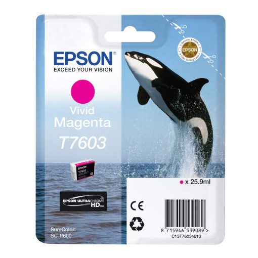 Epson T7603 Tintapatron Magenta 25,9ml