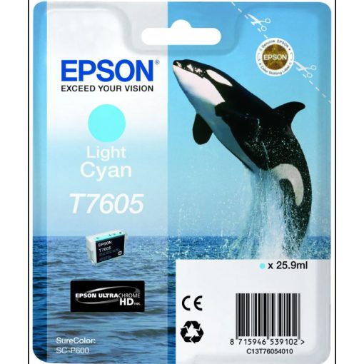 Epson T7605 Tintapatron Light Cyan 25,9ml