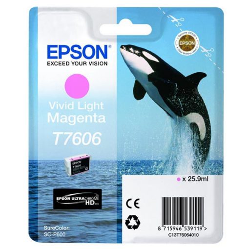 Epson T7606 Tintapatron Light Magenta 25,9ml