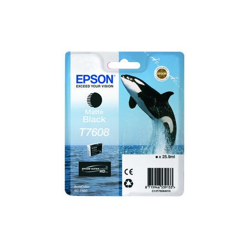 Epson T7608 Patron Matt Bk 26ml /o/