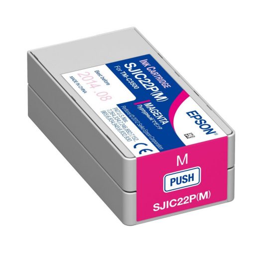 Epson SJIC22P(M) C3500 Tintapatron Magenta 32,5ml