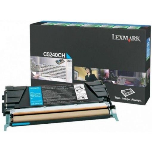 Lexmark C524/534 High Return Toner Cyan 5K (Eredeti) C5240CH