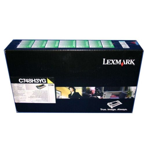 Lexmark C748 High Corporate Toner Yellow 10K (Eredeti) C748H3YG